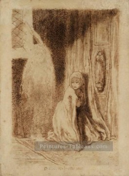  Gabriel Peintre - Faust Margaret dans l’Église préraphaélite Fraternité Dante Gabriel Rossetti